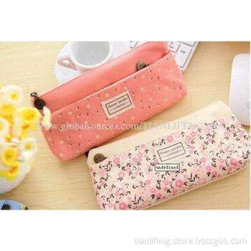 Fashion Cute Canvas Pen Pencil bag